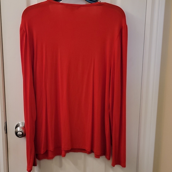 😀 - 💛 - IMNYC Isaac Mizrahi Women's XL  NWOT RED - Picture 5 of 6